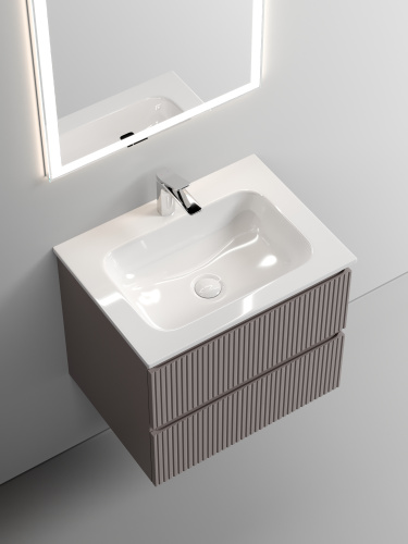 Тумба под раковину Sancos SNOB T SNT60SM 59х44,5х50 настенная - фото 4